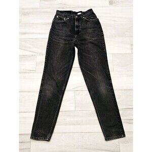 Vintage Levi's 512 Slim Tapered Leg Faded Black Jeans Womens 7 Medium USA MADE